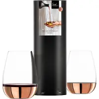 Eisch 2 verres à vin / à usage général, rouge, capacité 500/9 cl, cuivre, référence GR ELEVATE 15009907 / 180007