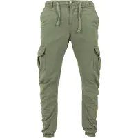 Urban Classics Pantalon cargo brun foncé