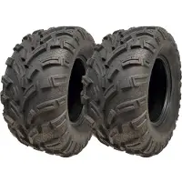 Wanda Tyre 25x11.00-12 ATV Quad Tyres 6ply Wanda 373A E-Marked Road Legal 450kg (Set of 2)