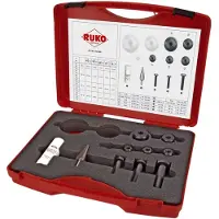 RUKO -109006-Set of 5 screw punchers (jeu de 5 perforateurs de vis)