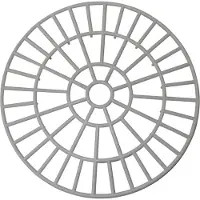 Weck Solid Plastic Sink Grid Filter Argenté