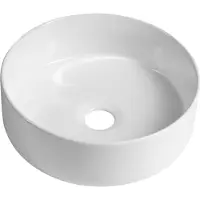 Hak NIMIS lavabo à poser, diamètre 30cm, céramique, blanc
