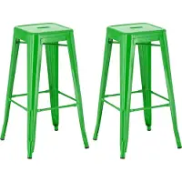 CLP lot de 2 tabourets de bar Joshua