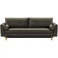 SLF24 Canapé convertible avec coffre de rangement Boris-Velluto 19-like oak