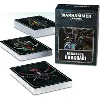 Games Workshop Warhammer 40,000 - Cartes de données Drukhari : Drukhari (en anglais)