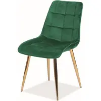 Feldmann-Wohnen Ensemble de 2 chaises de salle à manger et de cuisine, style chic, vert
