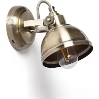LEDKIA Lampe Murale Laiton Avec Batterie Usb Rechargeable Laiton