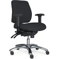 Toplux Pro 20 Office chair with armrests, black (46 - 55 cm)