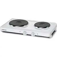 Rommelsbacher Plaque de cuisson double avec minuterie 2000Watt, 145/180 mm THS 2015