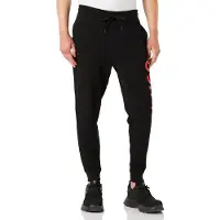 HUGO Pantalon 'Dutschi' rouge / noir