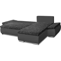 AEA Design Ecksofa Schlafsofa Bettfunktion Couch Leder Polster Sofas Kasten