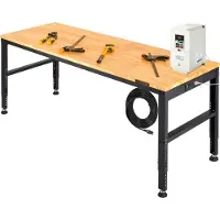 StarTech.com Etabli Table de travail 1549x508x910mm - Capacité de charge max. 900kg - Table d'atelier robuste - Idéal pour les ateliers et les bricoleurs