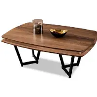 Xl Moebel Gmbh Table basse élégante Robuste Table de salon Marron Tables Garniture de salon