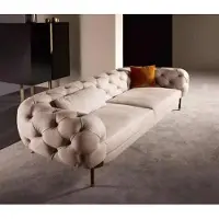 Xl Moebel Gmbh Canapé 3 places eige rembourré Canapés design similicuir nouveau Moderne