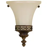 Elstead Lighting Applique murale Elstead Drawing Room, douille E14, finition noyer