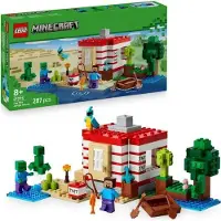 LEGO Minecraft La Maison En TNT De La Jungle, Jeu De Construction, Décor Chambre, Inspiré du Jeu Vidéo, 8 Ans et Plus