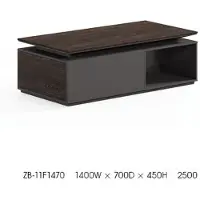 Xl Moebel Gmbh Table basse Table moderne design tables salon bois salon 140x70cm nouveau