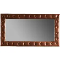 Xl Moebel Gmbh xxl miroir chesterfield mur verre miroir big grand 180x100 cadre cuir rembourré