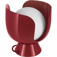 Osram Lampe Corolle, acier, rouge, H.20 cm, E14
