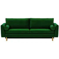 SLF24 Canapé convertible avec coffre de rangement Cornelia-Velluto 10-like oak