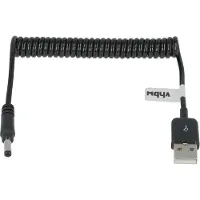 VHBW Câble USB de chargement compatible avec Panasonic HC-WX970, HC-WX970M, HC-WX979, HC-WXF990, HC-WXF991 caméra, camcorder, noir