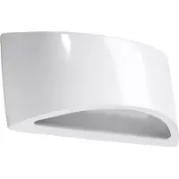 Sollux Applique vernie VIXEN blanc brillant 1xG9 8W céramique 14.5x9.5x31.5cm