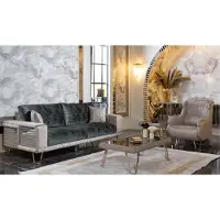 Xl Moebel Gmbh Sofagarnitur 3+1 Sitzer+Couchtisch Modern Beistelltisch Textil Komplett Beige