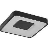 Osram Plafonnier LED Orbis Piana 380 mm, 24 W, 3000 K blanc chaud, Click-DIM, noir, métal, IP20