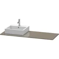 Duravit Console XSquare, 1 découpe à gauche, 1400x16x550mm, XS060GL8989