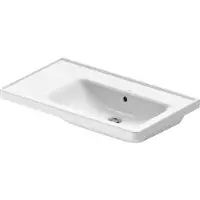 Duravit Lavabo pour meuble D-NEO 800x480mm Be re m ÜL m HLB o HL blanc (480 mm, 800 mm)