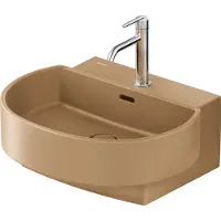 Duravit Lavabos Balcoon, plage de robinetterie, 1 trou de robinetterie, avec trop-plein, avec robinetterie (480 mm, 550 mm)