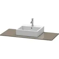Duravit Console XSquare, 1 découpe, 1200x16x550mm, XS060F08989