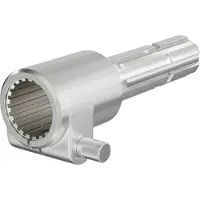 Wiltec Manchon de Prise de force Cardan - Longueur 160 mm - Raccord logement 1 3/8" 21D - Raccord sortie 1 3/8" 6D - Ø 36 mm/34,87 mm - Arbre cannelé de tracteur