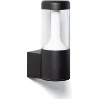 LEDKIA Applique Murale Extérieure Led 8w Éclairage Rectangulaire Noire Cergo Noir Mat
