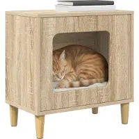 vidaXL Maison pour chats Sonoma 51 x 30 x 52 cm Bois composite