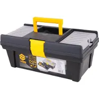 VOREL Boîte à outils en plastique PR-12" avec organisateur