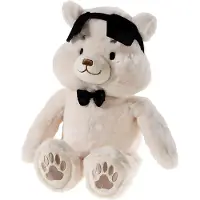 Heunec Agentenbärin Mrs. Even Cooler, Teddybär, Kuscheltier, Plüschtier, Stofftier, 36 cm, 141568 (36 cm)