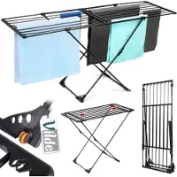 By Lille Vilde Étendoir extensible avec surface de séchage réglable 110-189 cm