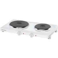 Rommelsbacher Plaque de cuisson double THL 2597, 2500 watts, 14,5-18 cm, sans couvercle