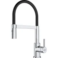 Franke Mitigeur avec douchette semi pro chrome et noir - - 901819 - lina