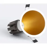 LEDKIA Spot Downlight Led 9w / 12w Conique Inclinaison 20º Areni Coupe Ø 100 Mm 4000k Or Blanc Neutre 12 W
