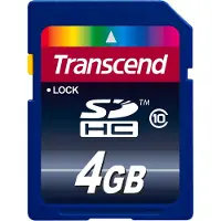 Transcend TS4GSDHC10 mémoire flash 4 Go SDHC NAND Classe 10