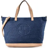 Tom Tailor Cabas 'Gilda' beige / bleu