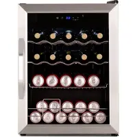 Klarstein Coachella 65 Smart Frigo à Boissons - 60L Réfrigérateur à Boissons, WiFi, LED, 3-18°C, Acier Inoxydable, Étagères Amovibles, Silencieux, R600a Écologique