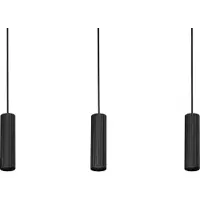 Osram DECOR DRUMS Pendant Lampe à suspendre 3xGU10 2XLED, 7.5W, 460lm, 3000K, pas dimmable, IP20, métal, noir
