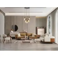 AEA Luxus Sofagarnitur Sofa Garnitur Sofas 4 3 1 Sitzer Stoff 3tlg Modern Set
