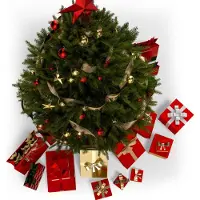 B2X Sapin de Noël artificiel, 2,4 m, 1057 branches, ignifugé