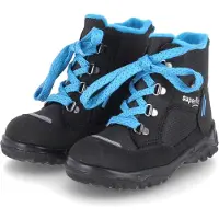 Legero \ HUSKY1 SCHWARZ/HELLBLAU TEXTIL Kinderschuhe