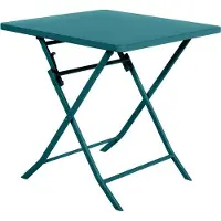 Hespéride Table De Jardin Carrée Greensboro Bleu Canard - Bleu Canard