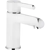 KFA Angelit robinetterie de lavabo sur pied blanc (4722-815-40)